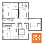 Lejlighed Art Loft Mit 3 Schlafzimmern I 98 Qm I 2 Arbeitsplaetze I 8 Gaeste *